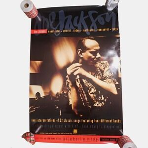 Joe Jackson Live 1980/86 Live in Tokyo 24x36 Promo Poster 1988 A&M Records Rock